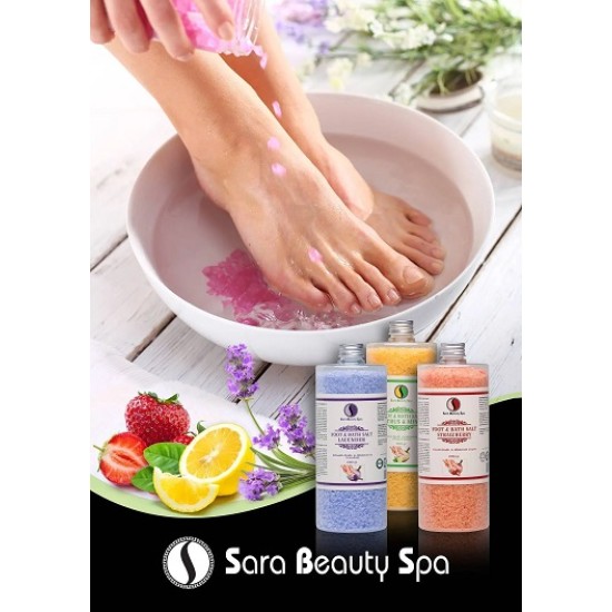 Sara Beauty Spa Bath&Foot Salt with Vanilla & Jasmine 1320gr