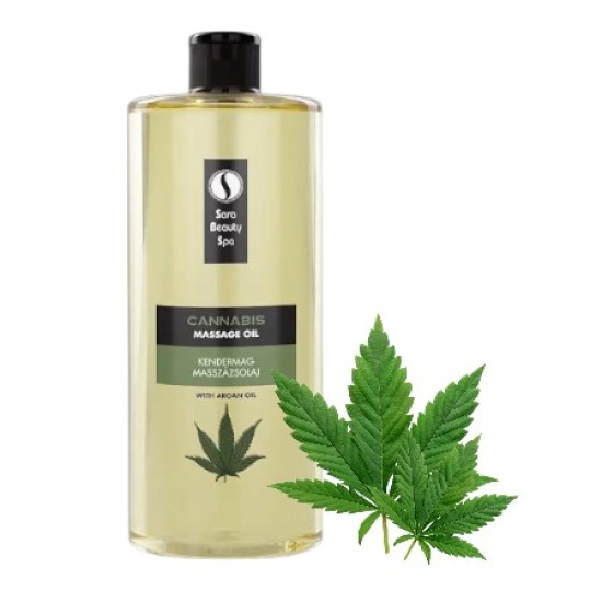 Sara Beauty Spa Massage Olie Cannabis (Argan) 1000ml Sara Beauty Spa Massage Olie Cannabis (Argan) 1000ml