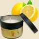 Massage Candle - Hot Massage Oil - Massage Kaars in blik - 40g: Lemon Massage Candle - Hot Massage Oil - Massage Kaars in blik - 40g: Lemon