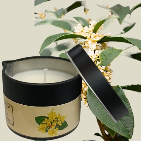 Massage Candle - Hot Massage Oil - Massage Kaars in blik - 40g: Osmanthus