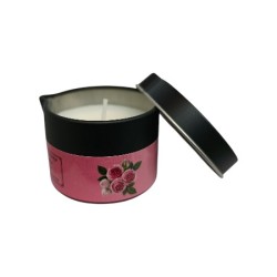 Massage Candle - Hot Massage Oil - Massage Kaars in blik - 40g: Rose