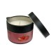 Massage Candle - Hot Massage Oil - Massage Kaars in blik - 40g: Strawberry