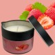 Massage Candle - Hot Massage Oil - Massage Kaars in blik - 40g: Strawberry