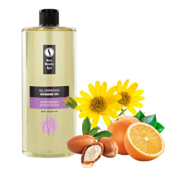 Sara Beauty Spa Massage olie Slimming (Argan) 1000ml