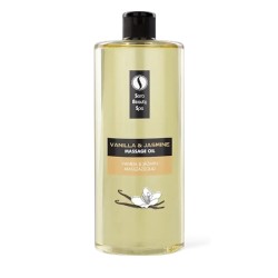 Sara Beauty Spa Vanille & Jasmin massage olie 1000ml Sara Beauty Spa Vanille & Jasmin massage olie 1000ml