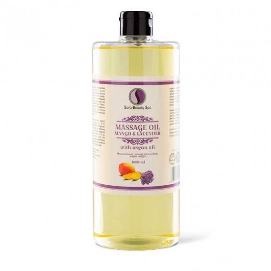 Sara Beauty Spa Massage olie Mango & Lavender (Argan) 1000ml