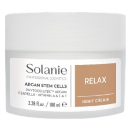 Solanie Argan Stem Cells Relax Night Cream - 100ml