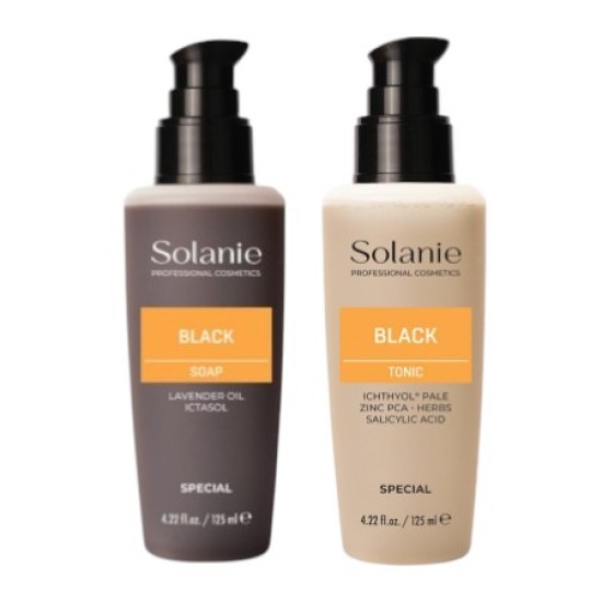 Solanie Black Soap - 125ml
