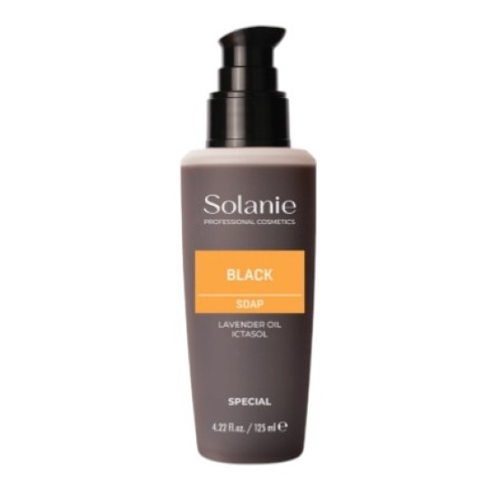 Solanie Black Soap - 125ml