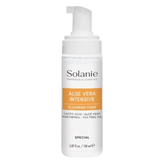 Solanie Aloë Vera Intensive Cleansing Foam - Intensieve reinigingsschuim - 150 ml Solanie Aloë Vera Intensive Cleansing Foam - Intensieve reinigingsschuim - 150 ml