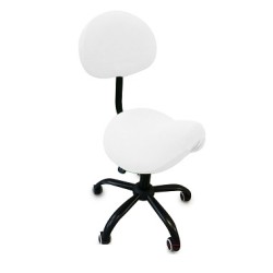 Badstof zadelzit hoes met rugleuning