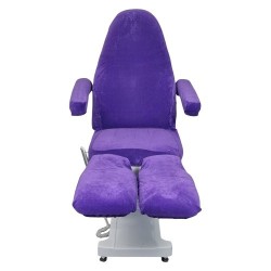 Pedicure Stoelhoes - Stoelhoes Pedicure behandelstoel - Velours - Kleur: Paars