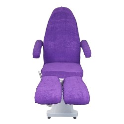 Pedicure Stoelhoes - Stoelhoes Pedicure behandelstoel - Badstof - Kleur: Paars