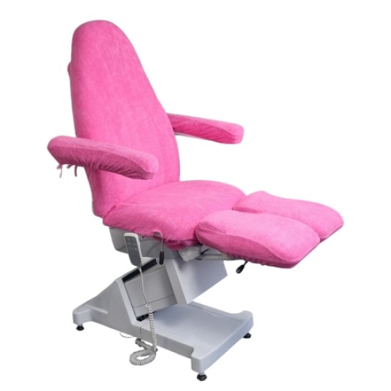 Pedicure Stoelhoes - Stoelhoes Pedicure behandelstoel - Badstof - Kleur: Roze