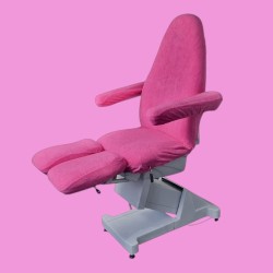 Pedicure Stoelhoes - Stoelhoes Pedicure behandelstoel - Badstof - Kleur: Roze