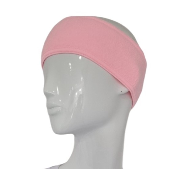 Basic Bandeau Badstof 1st - Kleur: Roze