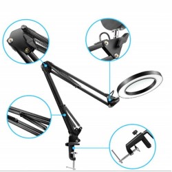 Led loupelamp Klein Zwart Led loupelamp Klein Zwart