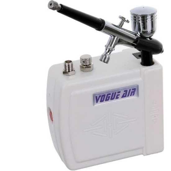 Mini Airbrush Compressor set voor make-up, nailart, body painting etc.