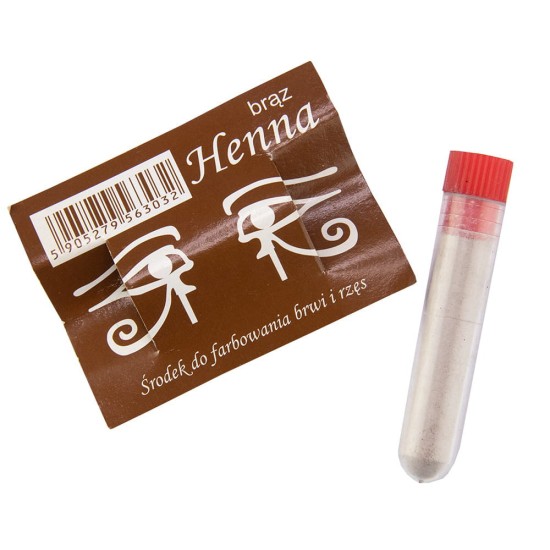 Hennapoeder voor het verven van wenkbrauwen - Szczecin - Bruin 2gr