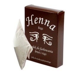 Hennapoeder voor het verven van wenkbrauwen - Szczecin - Bruin 25gr Hennapoeder voor het verven van wenkbrauwen - Szczecin - Bruin 25gr