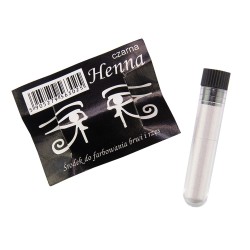 Hennapoeder voor het verven van wenkbrauwen - Szczecin - Zwart 2gr