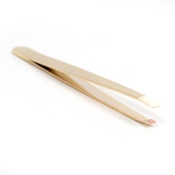 Pincet Schuine Bek (Basic): Gold