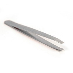 Pincet Schuine Bek (Basic): Zilver 