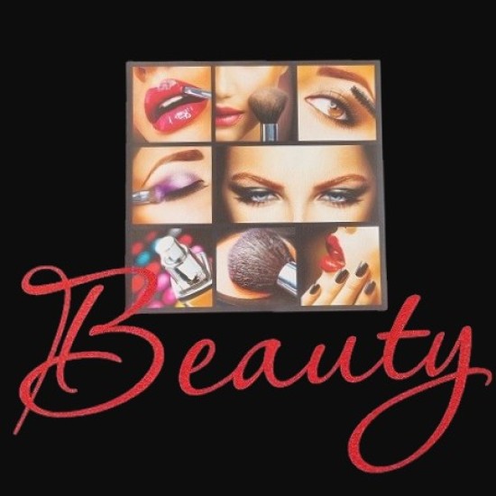 T-shirt met afbeelding: Nr. 01 - Make-up Beauty 
