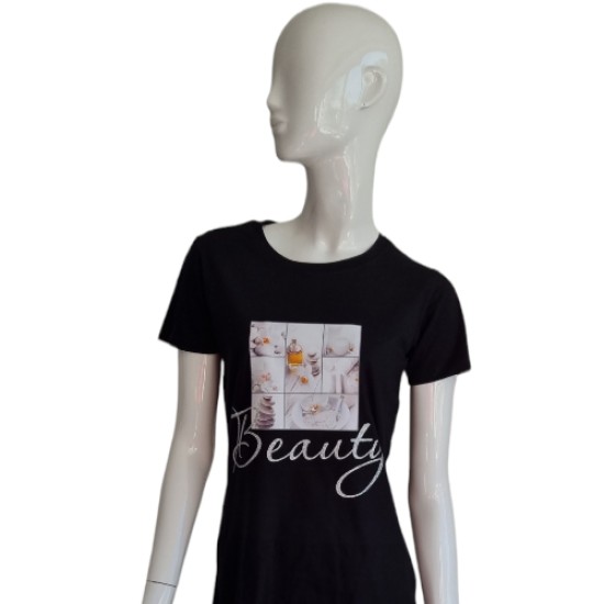 T-shirt met afbeelding White Stone Beauty Nr. 04