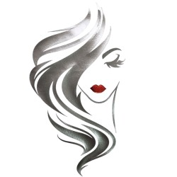 Schort met opdruk - Vrouw met rode lip