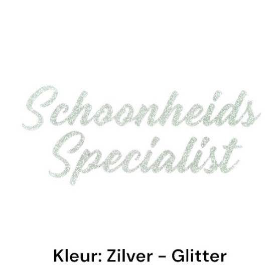 Schort met opdruk - Schoonheidsspecialist - Optie B