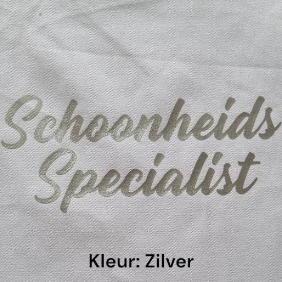 Schort met opdruk - Schoonheidsspecialist - Optie B