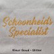 Schort met opdruk - Schoonheidsspecialist - Optie B