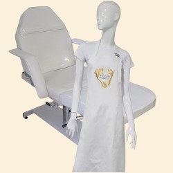 Pedicureschort met opdruk (Waterafstotend): Voeten Hartvormig - (Tekst) Pedicure Praktijk