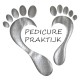 Pedicureschort met opdruk (Waterafstotend): Voeten Hartvormig - (Tekst) Pedicure Praktijk