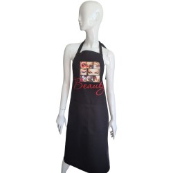 Schort met afbeelding Make-up Beauty Nr. 01