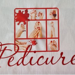 T-shirt met afbeelding Red Feet Pedicure Nr. 06 T-shirt met afbeelding Red Feet Pedicure Nr. 06