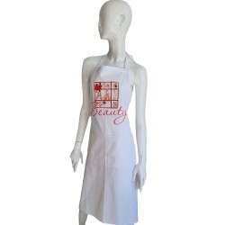 Schort met afbeelding Red Feet Pedicure Nr. 06