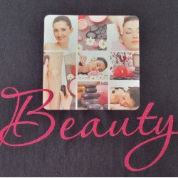 Schort met afbeelding Hot Stone Beauty Nr. 07