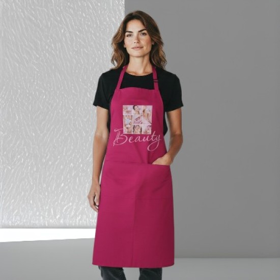 Schort met afbeelding: Nr. 05 - Pink Rose Beauty 