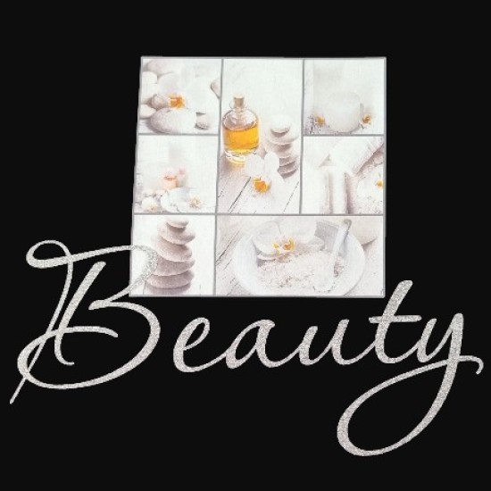 Schort met afbeelding:  Nr. 04 - White Stone Beauty 