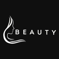Water en olieafstotende Beauty Schort: Beauty (Zijkant gezicht) Kleur: Wit