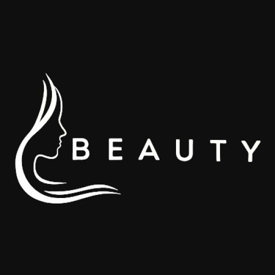 Water en olieafstotende Beauty Schort: Beauty (Zijkant gezicht) Kleur: Wit