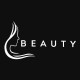 Water en olieafstotende Beauty Schort: Beauty (Zijkant gezicht) Kleur: Wit