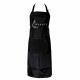Water en olieafstotende Beauty Schort: Beauty (Zijkant gezicht) Kleur: Wit