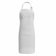 Water en olieafstotende Beauty Schort: Beauty (Zijkant gezicht) Kleur: Zilver