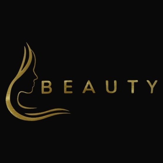 Water en olieafstotende Beauty Schort: Beauty (Zijkant gezicht) Kleur: Goud