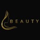 Water en olieafstotende Beauty Schort: Beauty (Zijkant gezicht) Kleur: Goud