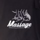 Water en olieafstotende Massage Schort: Nr.8(Massage Rug Vrouw)