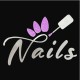 Water en olieafstotende Manicure Schort: Nail Studio (3 gekleurde nagels) Kleur: Zilver - Paars